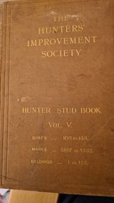 Hunter Stud Book. Volume V First Edition. Containing The Registered Entries Of Hunter Stallions And Hunter Fillies