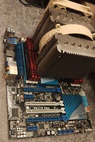ASUS Mobo with Intel i7 32gb Ram and cooler