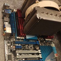 ASUS Mobo with Intel i7 32gb Ram and cooler