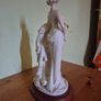 Vintage Lady and A Peacock Sculpture Image 6