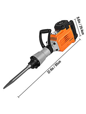 Demolition Jack Multifunctional Rotary Hammer 3600W Ground Breaking Concrete Electric Hammer Tool Impact Drill