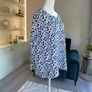 Ladies Blue & White Short Sleeved Top from Dunnes Stores. Size UK 24-26 / EU 52-54 Image 7
