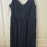 Brand new Classic Navy Blue Lace Dress- Elegant & Timeless Image 3