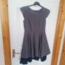 Grey Lined Dress - Size 10 Image 8