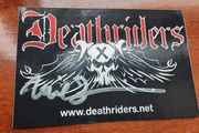 Neil Turbin - Anthrax original singer - Autographed sticker