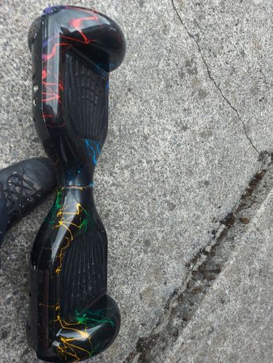 HOVERBOARD, Black with colouration, No Charger so cannot test, excellent cosmetic condition