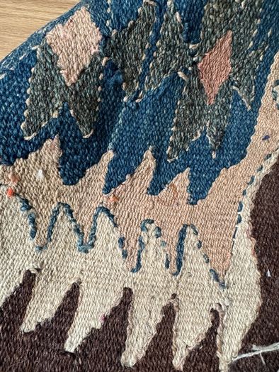 Large Antique/Vintage Hand-Woven Anatolian Kilim Runner (270cm x 133cm)