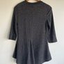 Stella black sliver lured peplum top size 12 Image 5