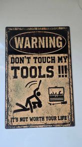 Metal sign