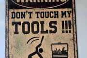 Metal sign