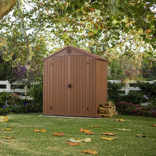 NEW SALE | 6 ft. W x 4 ft. D Double Door Apex Outdoor Garden Shed