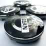 4x Gloss Black NISSAN 60mm wheel caps cap 60 Juke Note Mikra and more Image 7