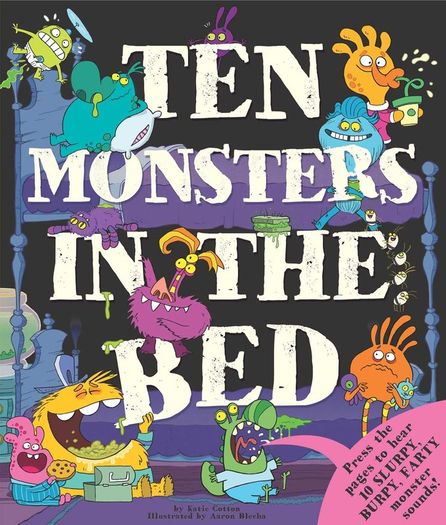 Ten Monsters in the Bed (Hardcover).