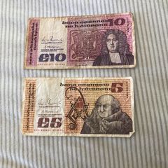 Old Ten & Five Pound Notes