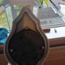 Traditional White Outdoor Garden Coach Lantern.  Brand New & Boxed Image 2