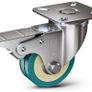 Castor Wheels with Brake Heavy Duty Swivel Wheels for Furniture 50mm + Screws 200KG Image 6