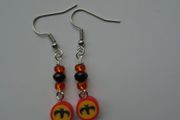 Halloween earrings,bat earrings . Jewellery, Earrings,Gift