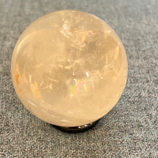 Crystal natural calcite sphere 4cm