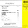 Free Postage. George Gershwin. Rhapsody In Blue. An American In Paris. CD. Image 2