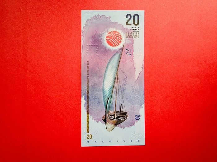 Maldives  20  Rufiyaa   2015. Pick 27a  POLYMER  / Plastic (uncirculated)
