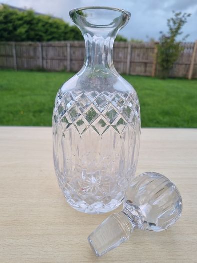 Waterford Lismore Cut Crystal Spirit Decanter in Ball Stopper