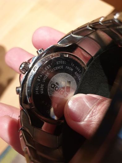 original adidas stainless steel watch