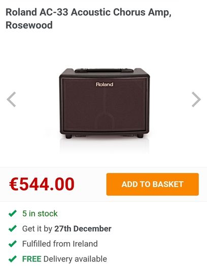 Roland AC 40 Acoustic Chorus