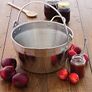 Jam Pan, Home Made Maslin/Jam Pan for Induction Hob with Recipe in Gift Box, Stainless Steel, 9 litres, Silver Image 5