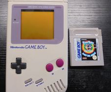 GameBoy Original Classic DMG-01 with New Glass Lens + Tiny Toons