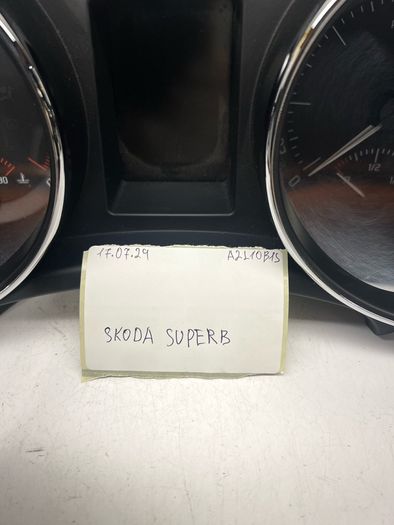 2015 Skoda Superb Speedo Instrument Cluster 3t2920841m A2l10b1s