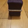 2.2m gymnastics folding beam in purple synthetic suede.  Very good condition. Image 2