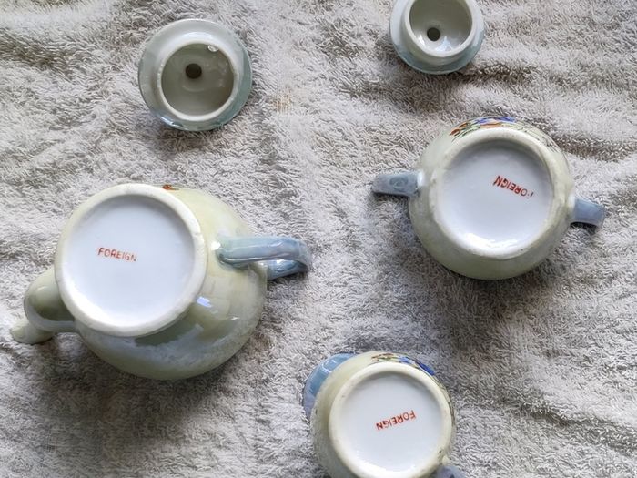 Vintage Japanese Disney Donald Duck Tea Set