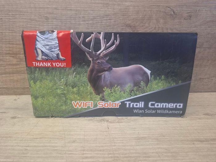 MAXDONE Solar WiFi Wildlife Camera 4K 64MP with Night Vision Motion Activated