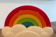 stacking balancing rainbow toy