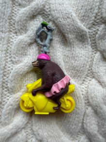 McDonalds Madagascar 3 Sonya Bear & King Julien Motorbike Toy 2012 Used Please look at the pictures