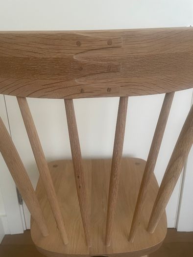 Solid Oak Neptune Table and Chairs