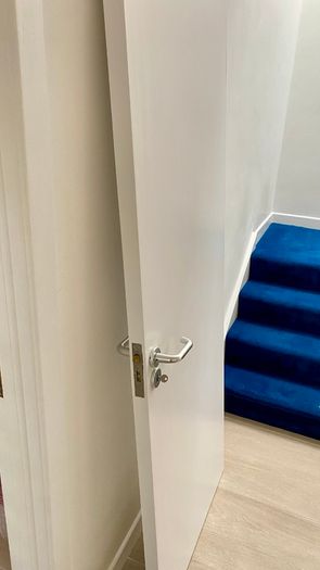 White Solid Wood Door