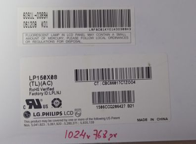 LP150X08 LCD display panel