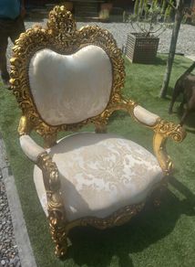Stunning Louis XV throne chair, D18