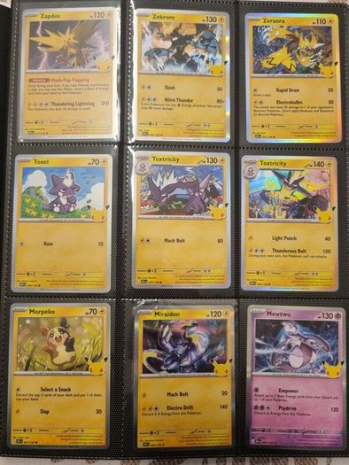 Pokemon 30th Anniversary Binder and Cards
