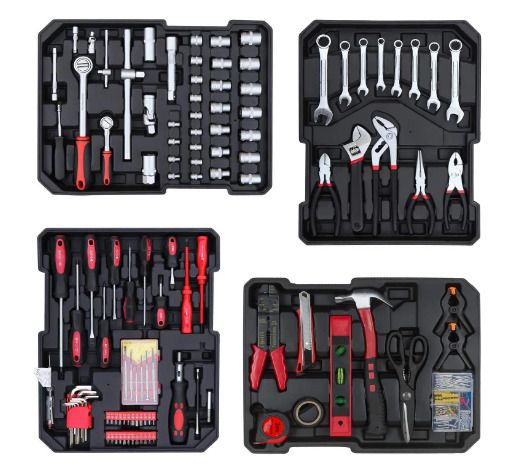 Affordable 1059-piece aluminium tool Box