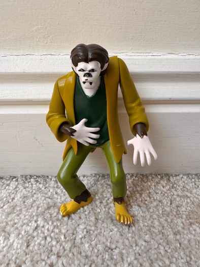 Scooby Doo WolfMan Monster Action Figure Hanna Barbera approx. 12 cm. Damaged foots Used Please see photos