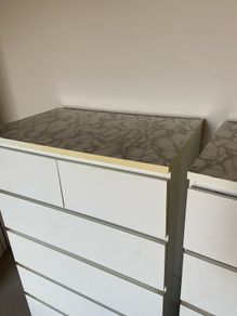 Malm 6 drawer chest of drawers