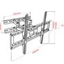 Tv Wall Mount Bracket Tilt Swivel 30-70" Image 2