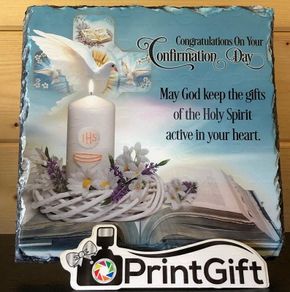 Confirmation Slate for Boy or Girl