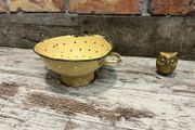 vintage Enamel Colander