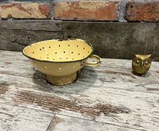 vintage Enamel Colander
