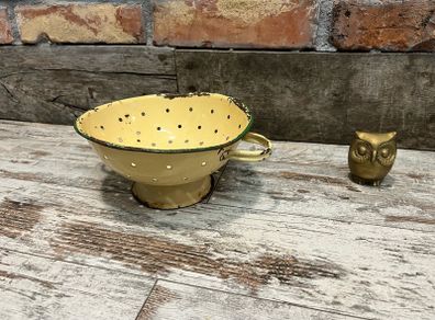 vintage Enamel Colander