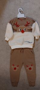 Raindeer 2-piece outfit (18-24months)