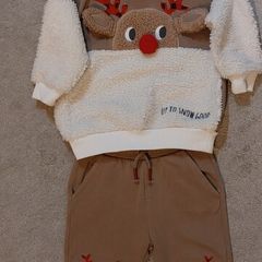 Raindeer 2-piece outfit (18-24months)